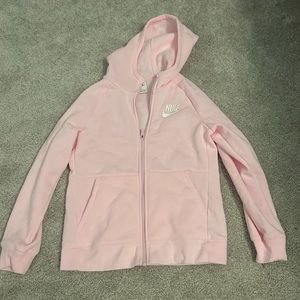 KIDS PINK NIKE ZIP UP
